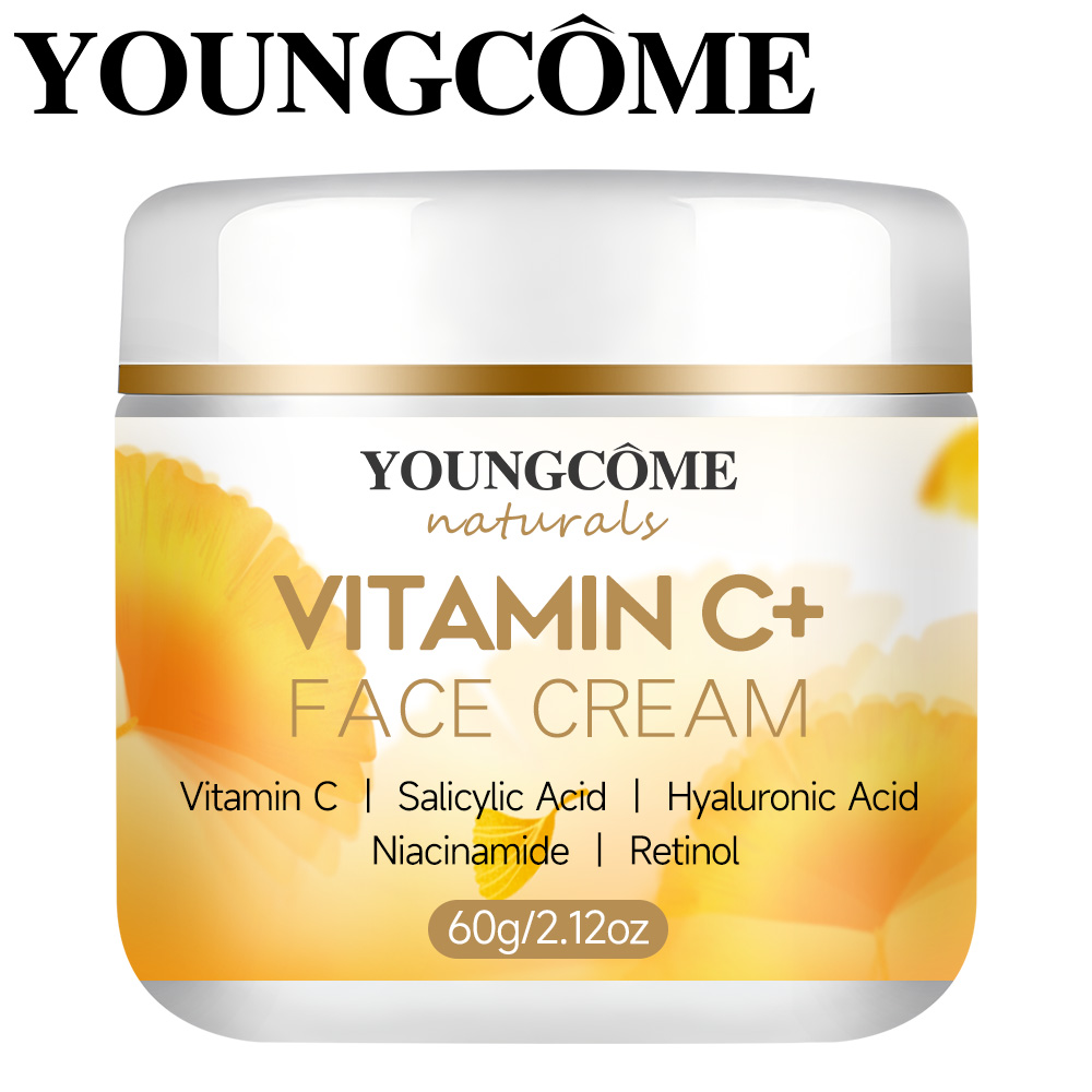 Vitamin C Serum - YOUNGCOMEN Crema Facial con Vitamina C,